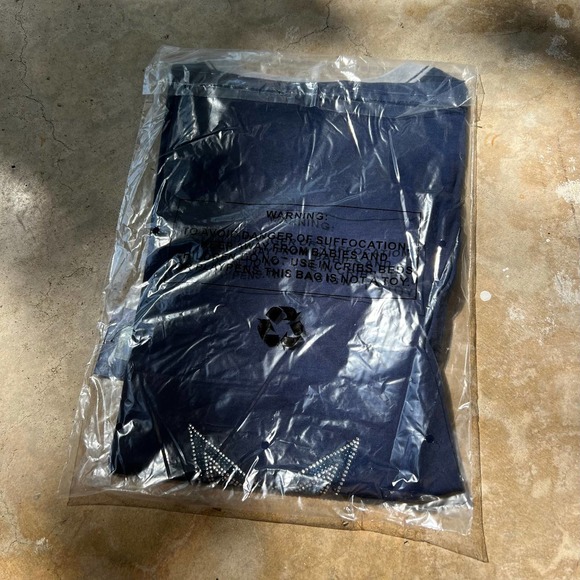 NFL Women's Dallas Cowboys Short Sleeve T-Shirt Play the Ball Bling Tee Navy - Picture 7 of 8